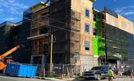 New Mill Street Center shelter under construction