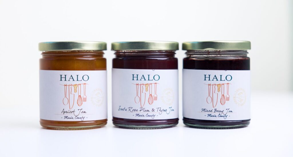 three jars of Halo products