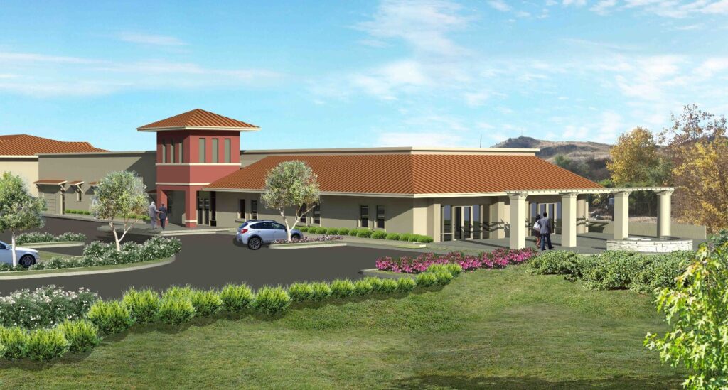 Architect's rendering shows new Gilardi Training and Events Center